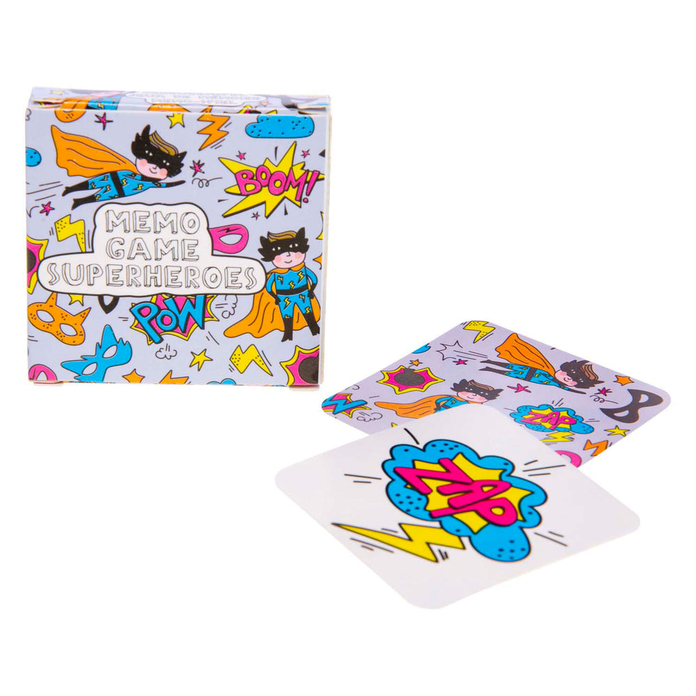Duckiez mini memospel superhelden, 28 kaarten