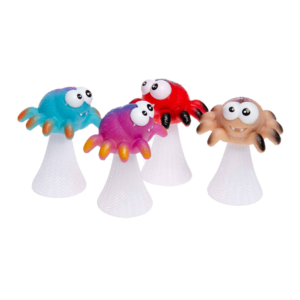 Duckiez pop-up springende spin, 9,5 cm