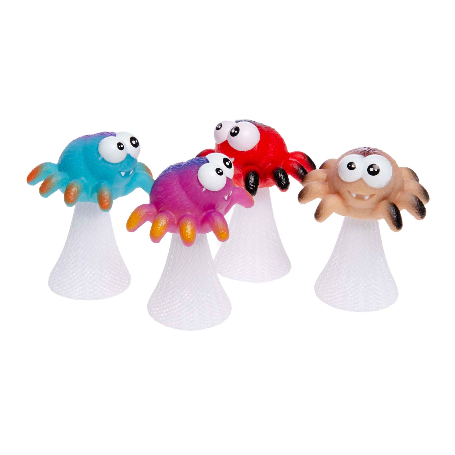Duckiez pop-up springende spin, 9,5 cm
