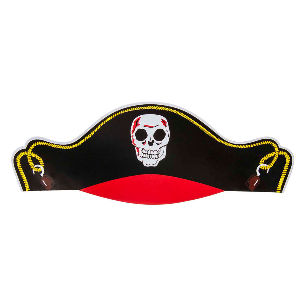 Duckiez kartonnen piratenhoed