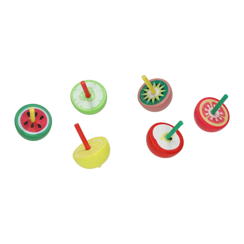 Duckiez houten tol fruit thema