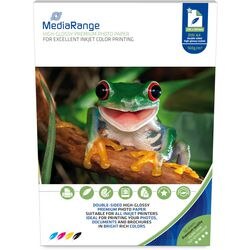 Fotopapier mediarange a4 160 g m² glanzend wit