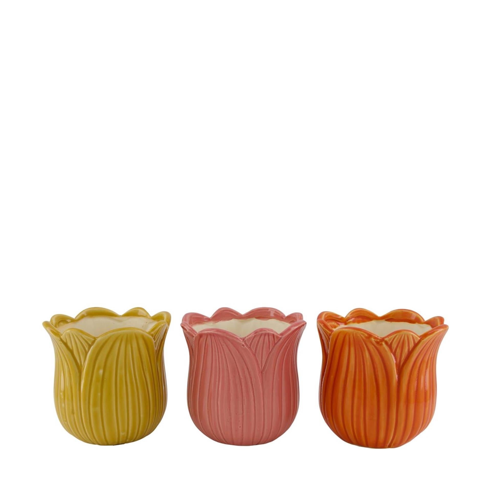 Dijk natural collections bloempot keramiek ø14xh13cm