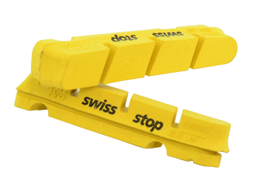 Shimano swissstop remblok velgrem sram flash pro yellow king carbon geel (4)