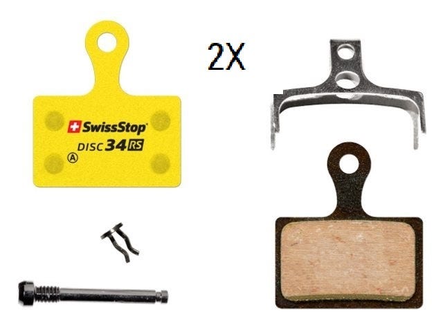 Shimano swissstop remblok schijfrem pair fair disc 34 rs 2x1 paar