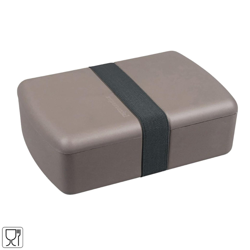 Zuperzozial broodtrommel time-out bruin 19x12,5x6cm