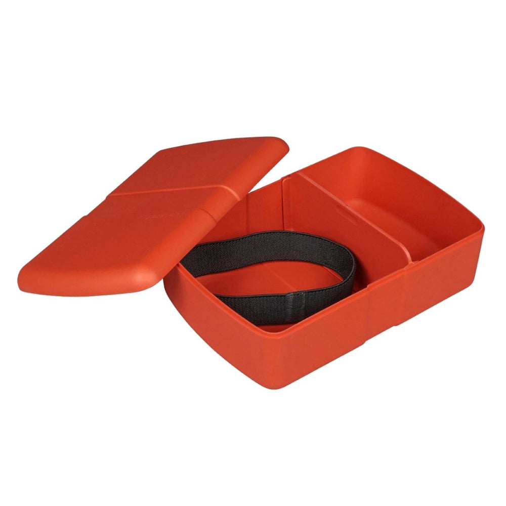 Zuperzozial broodtrommel time-out rood 19x12,5x6cm