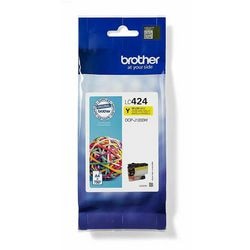 Inktcartridge brother lc-424y geel