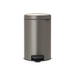 Brabantia newicon prullenbak - 12 liter - platinum