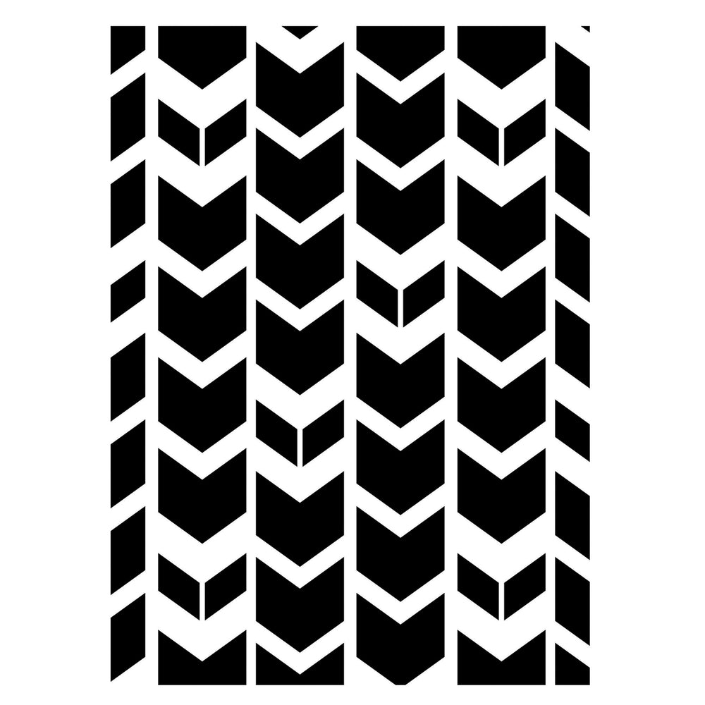 Darice • embossing sjabloon tribal chevron