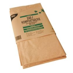 Compostzak papstar 14189 bruin