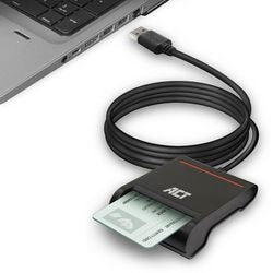 Usb smart kaartlezer act ac6015 grijs