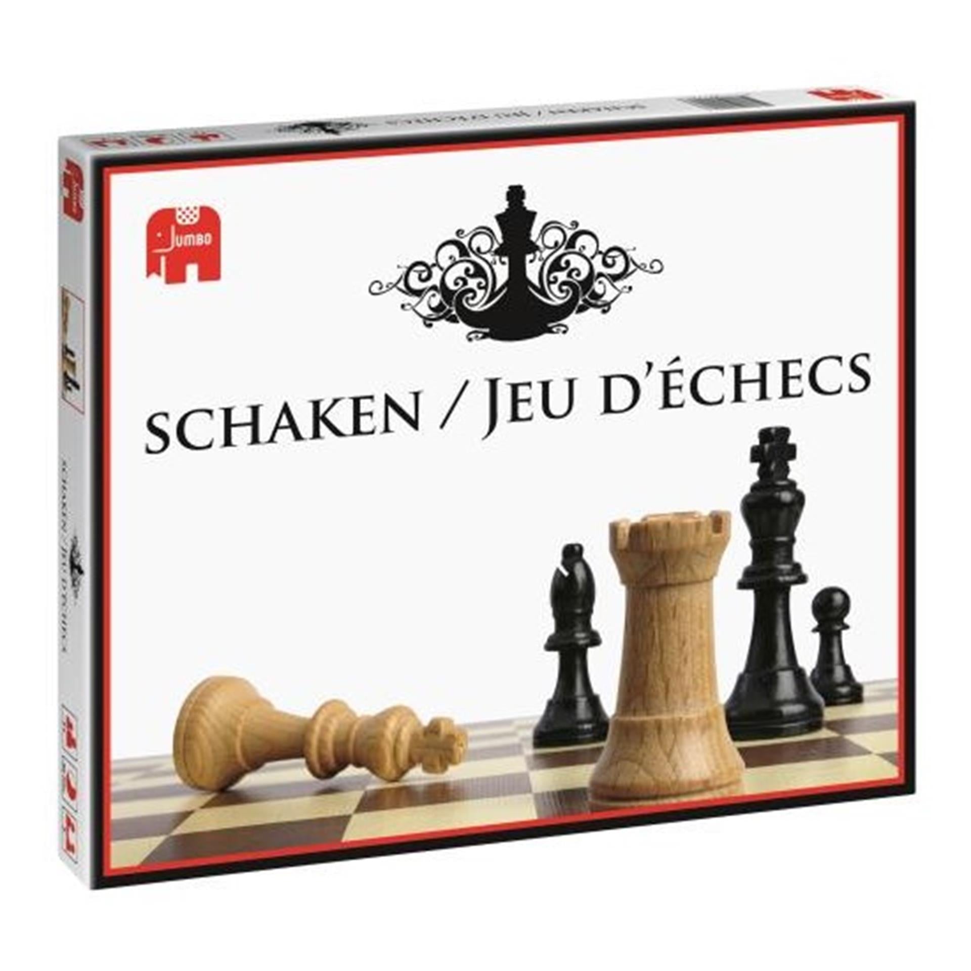 Jumbo schaken bord met stukken