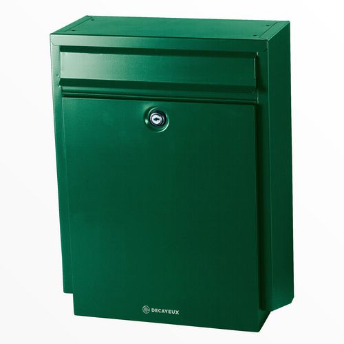 Brievenbus decayeux d100 mosgroen elektrolytisch verzinkt staal polyester poeder