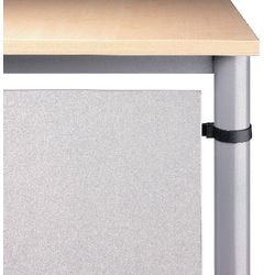 Bach zichtschot hammerer vhr08 80cm melamine zilver