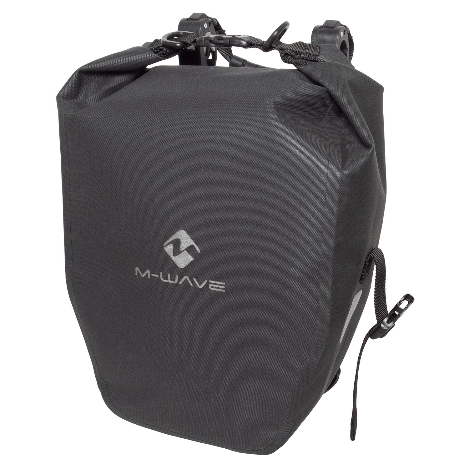 M-wave rough ride ii rack black series pannier bag