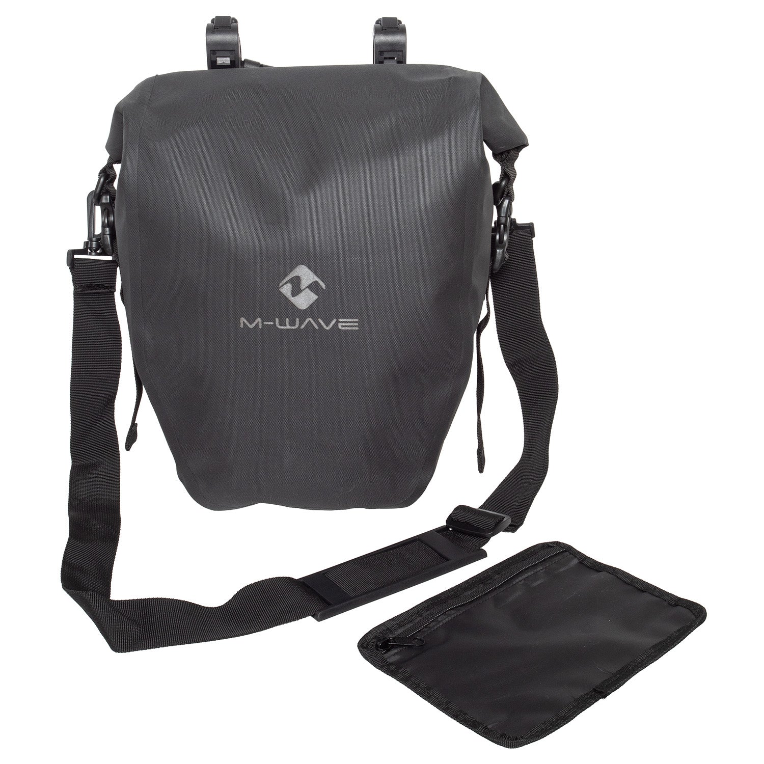M-wave rough ride ii rack black series pannier bag