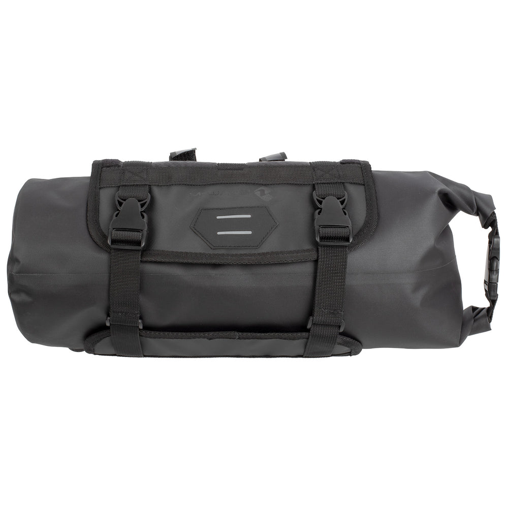 M-wave rough ride front black series handlebar bag