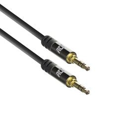 Audio-verbindingskabel act zwart ac3605