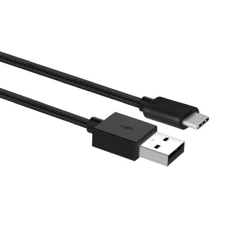 Act usb-a mannelijk naar usb-c mannelijk laad en sync kabel 1m nylon