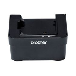 Batterijlader met enkele sleuf zwart