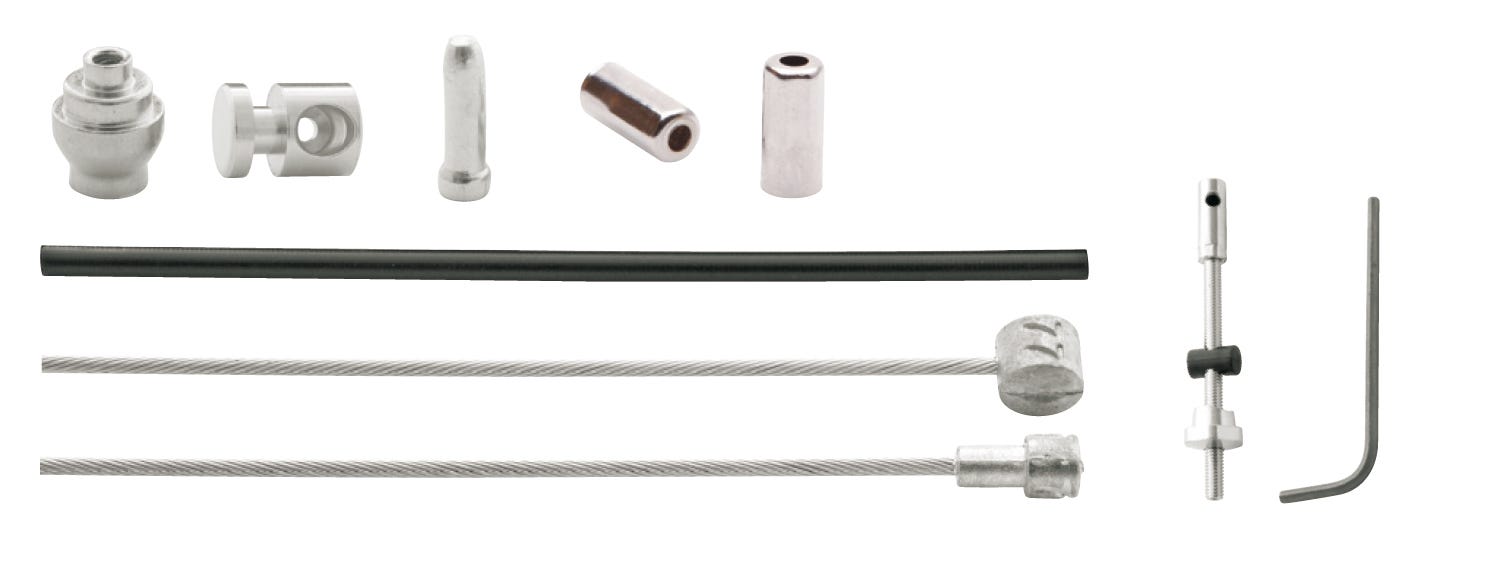 Sturmeyarcher cordo kabelset kabelset trommelrem zwart 170cm 225cm sturmey archer compleet