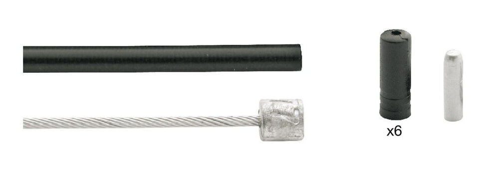 Cordo kabelset kabelset versteller nexus 3 derailleur zwart 180cm 225cm rvs compleet