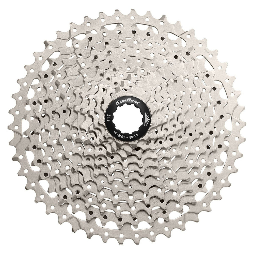 SunRace csms8 cassette 11 speed 11-40t. zilver in doos
