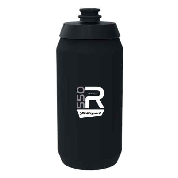 Polisport bidon rs550 lichtgewicht - 550 ml - zwart