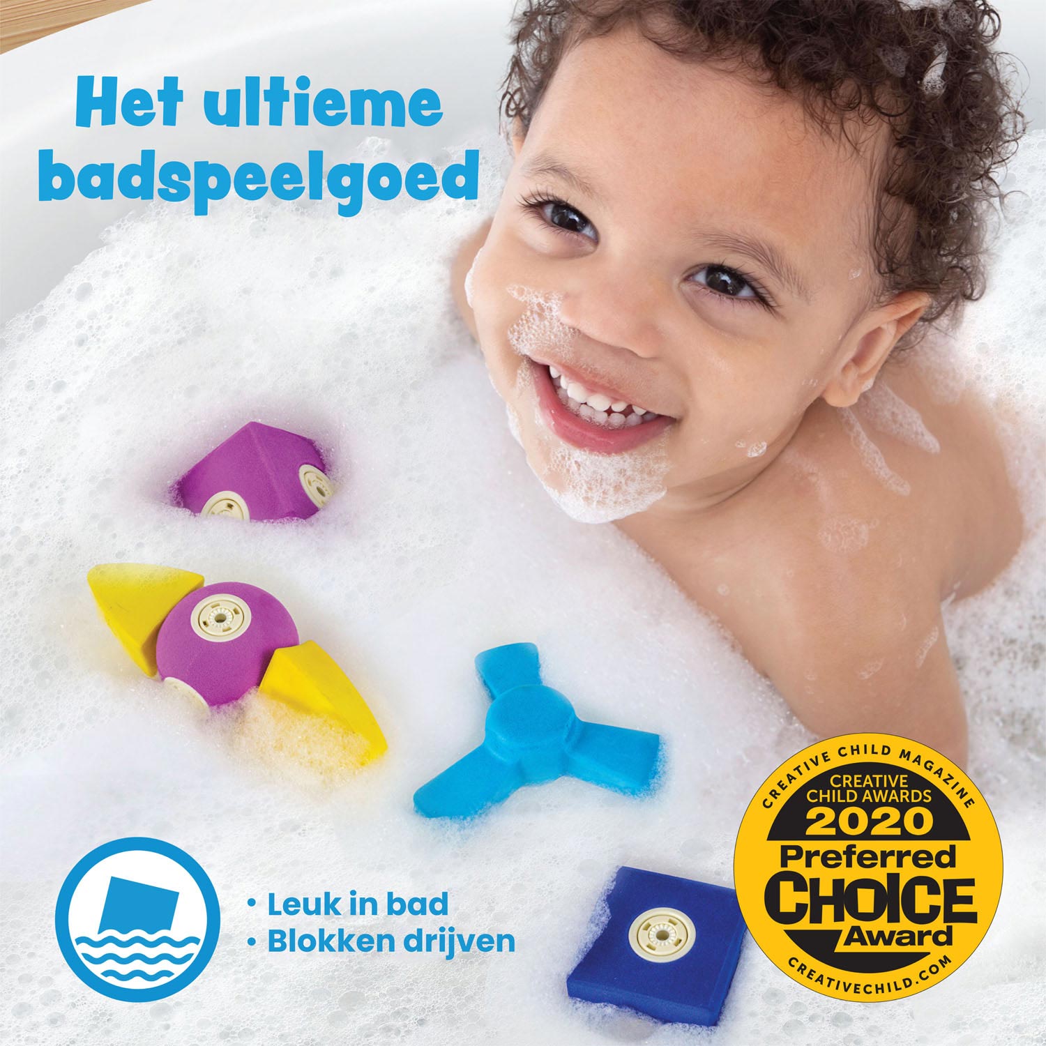 Blockaroo Magnetische Foam Blokken Robotbox, 10dlg.