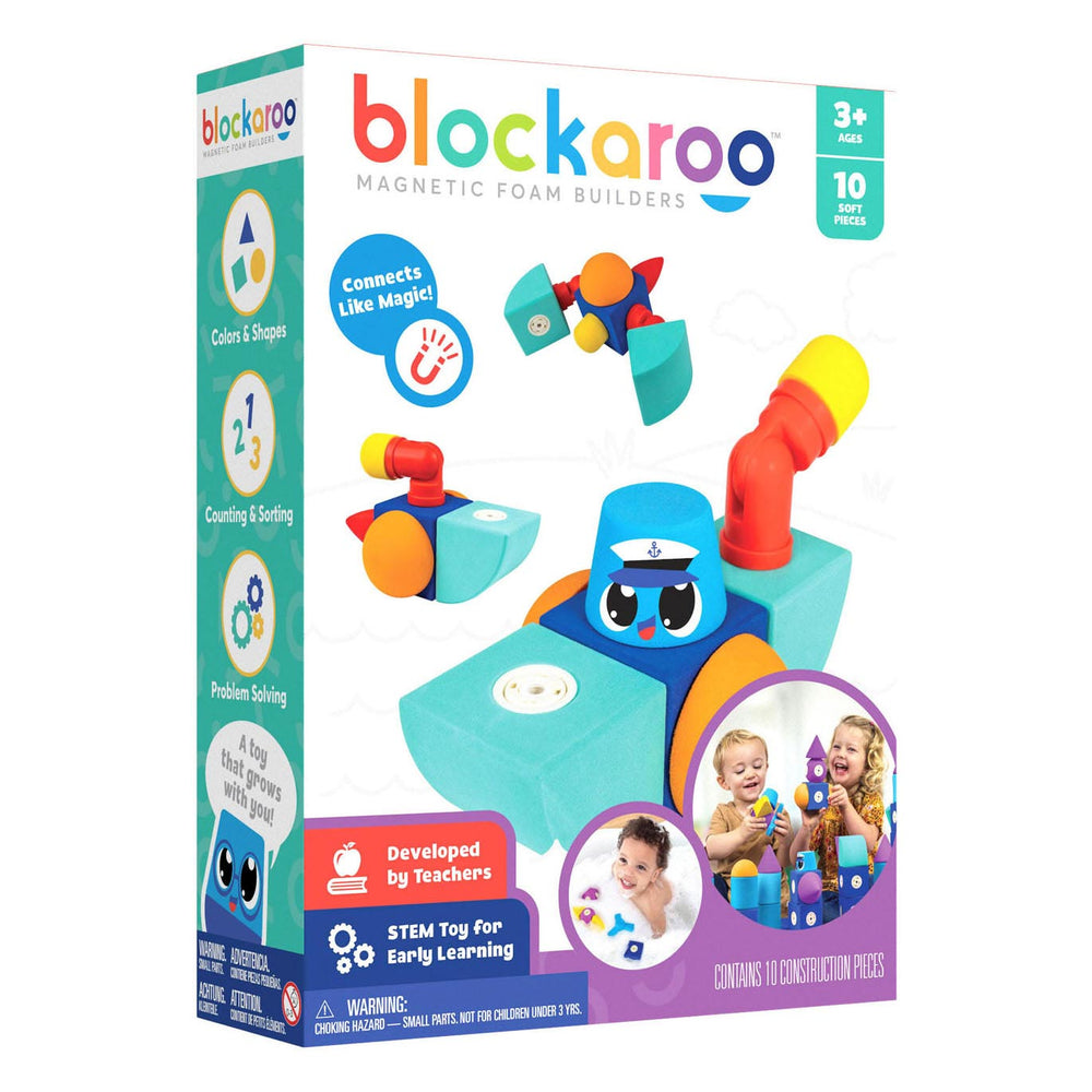 Blockaroo Magnetische Foam Blokken Laarzendoos, 10dlg.