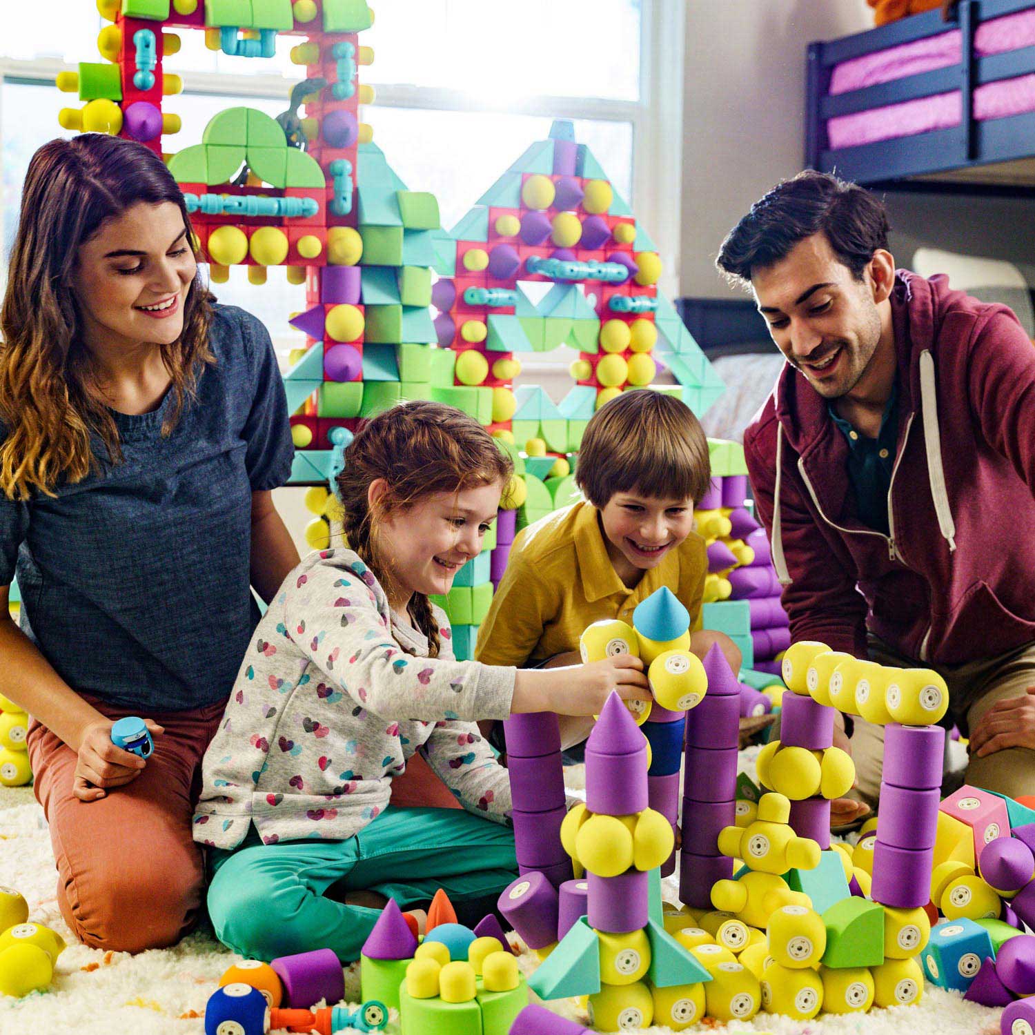 Blockaroo Magnetische Foam Blokken Laarzendoos, 10dlg.