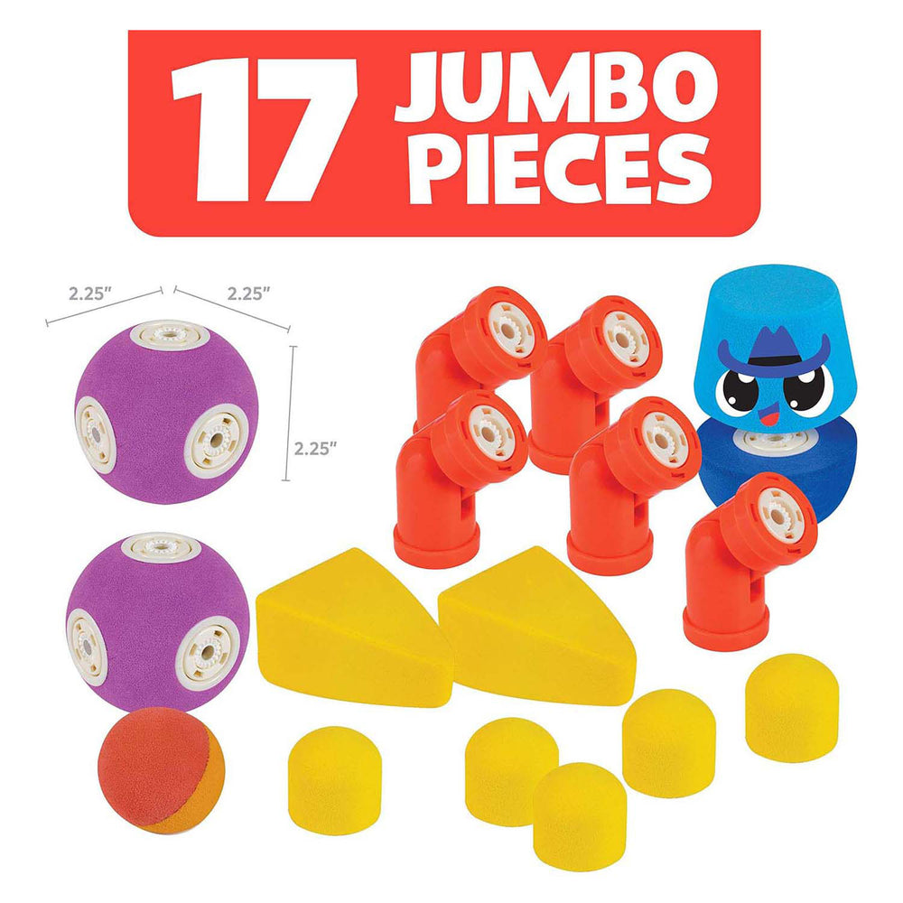 Blockaroo Magnetisch Schuim Blokken Dieren, 17dlg.