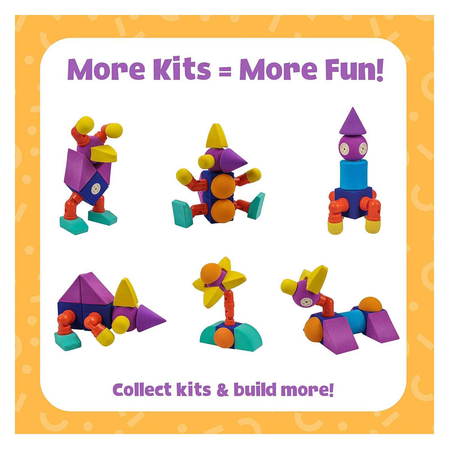 Blockaroo Magnetisch Schuim Blokken Dieren, 17dlg.