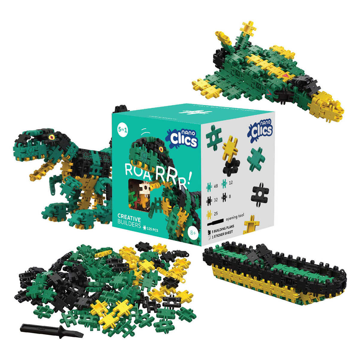 Clics nano - creatieve bouwers, 125dlg.
