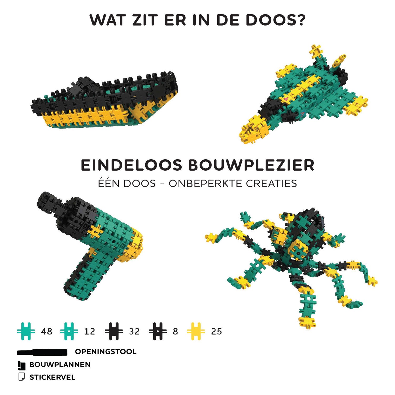 Clics nano - creatieve bouwers, 125dlg.