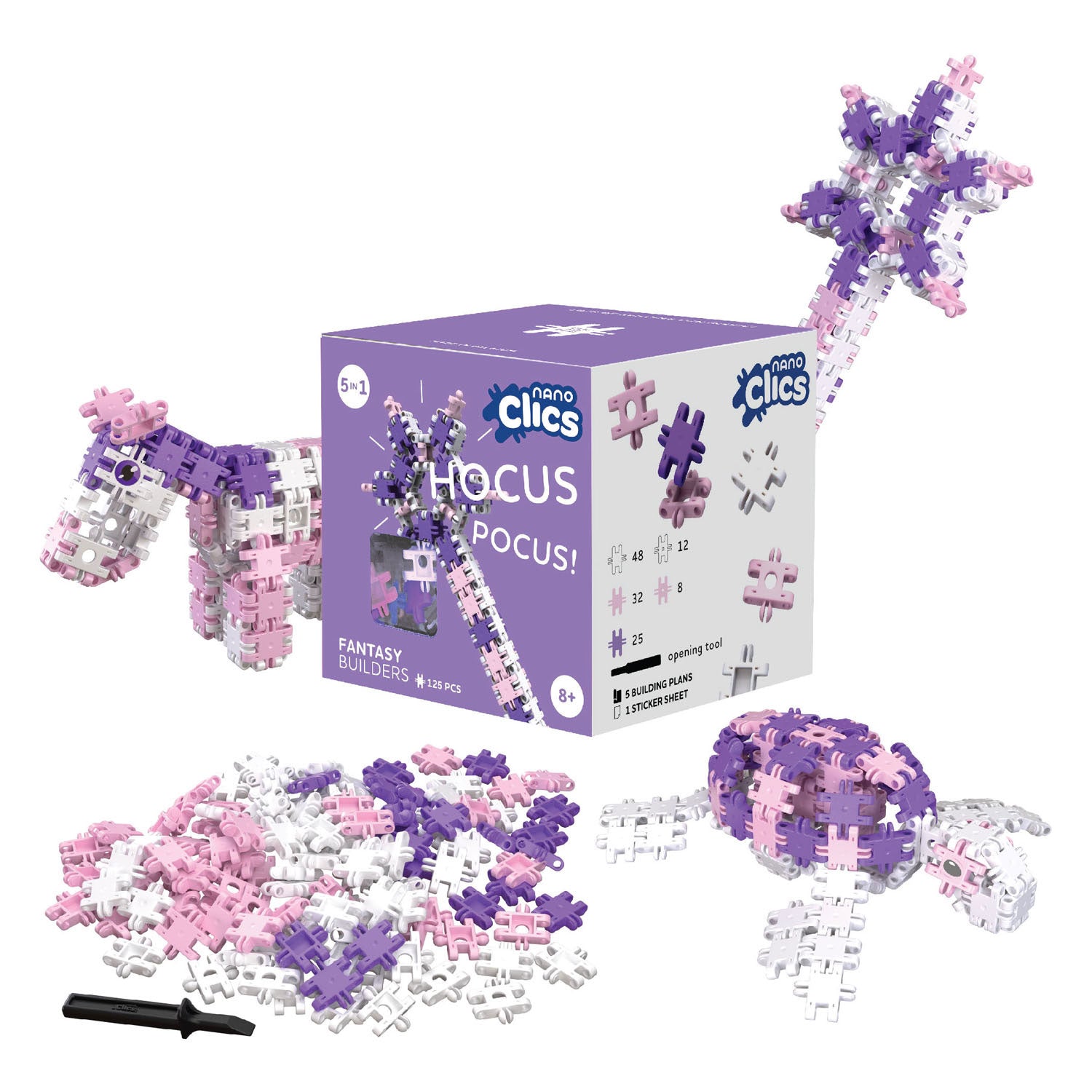 Clics nano - fantasiebouwers, 125dlg.