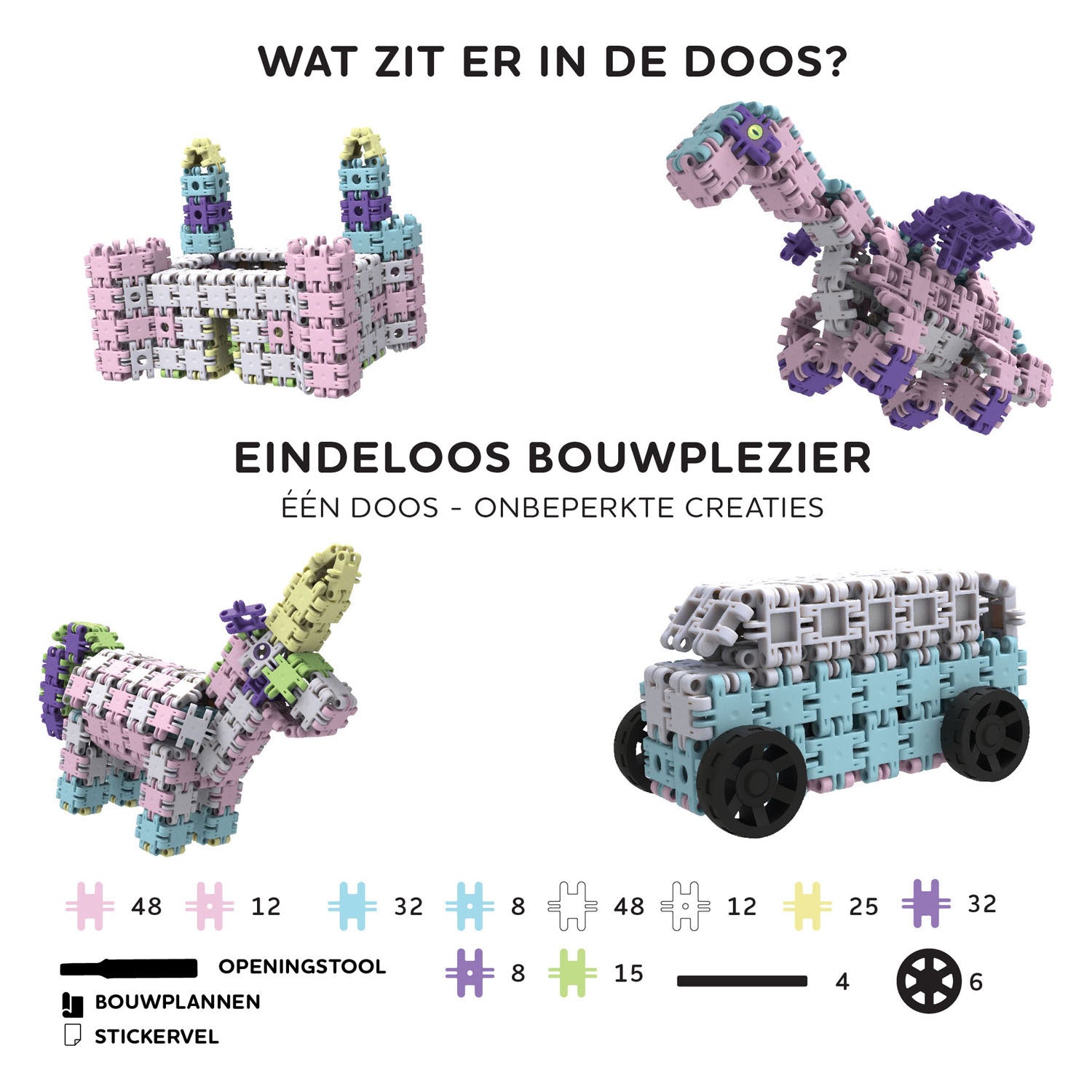 Clics nano - fantasiebouwers, 250dlg.