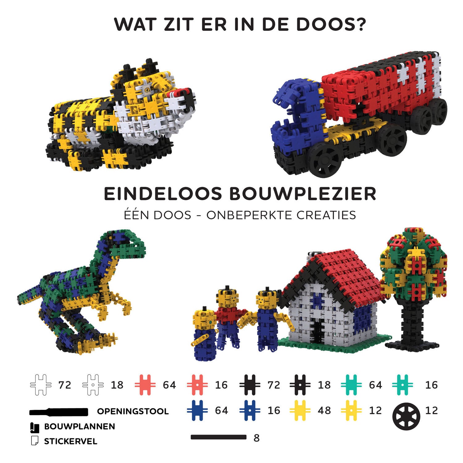 Clics nano - creatieve bouwers, 500dlg.