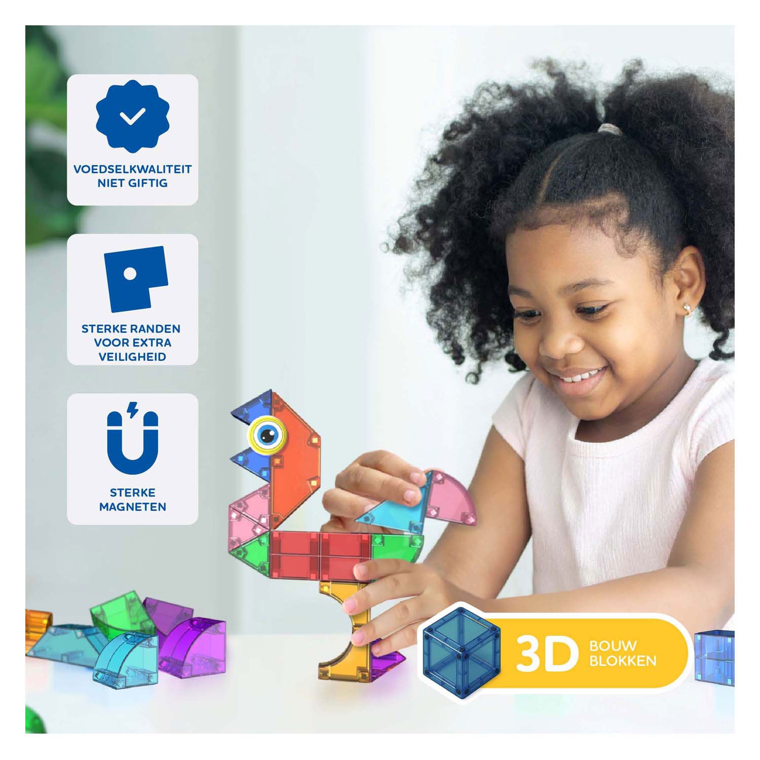 Clics cubixx magnetische bouwspeelgoed - 22dlg.
