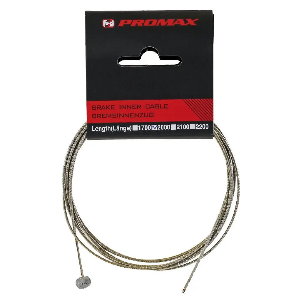 Promax inner brake cable 2000x1.5mm mtb trekking