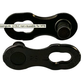 KMC MissingLink DLC 12 - 5,2 mm - Zwart