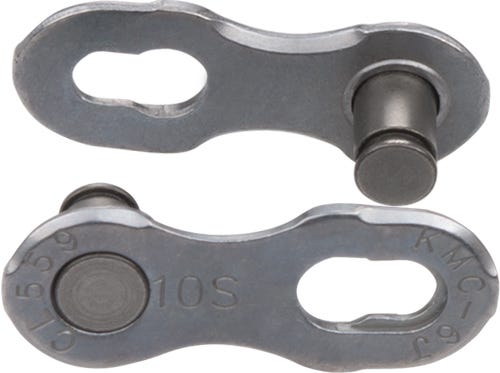 KMC Kettingschakel X10 R EPT Zilver (5,88 mm)