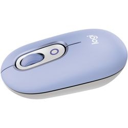 Draadloze muis logitech pop paars 34,7 mm x 59,4 mm x 104,8 mm