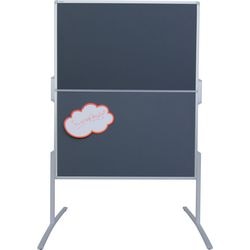 Presentatiebord franken vilt niet-magnetisch vrijstaand 1200 x 1500 mm