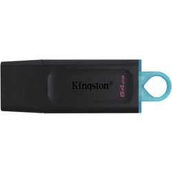Kingston datatraveler exodia 64 gb usb-stick (zwart turquoise, dtx 64gb)