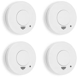 Smartwares 10.100.41 - rookmelder 4st 85db - 1 jaar batterij, 10 jaar sensor - tuv gecertificeerd - brandmelder