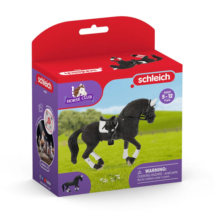 schleich PAARDENCLUB Friese Hengst Paardenwedstrijd 42457