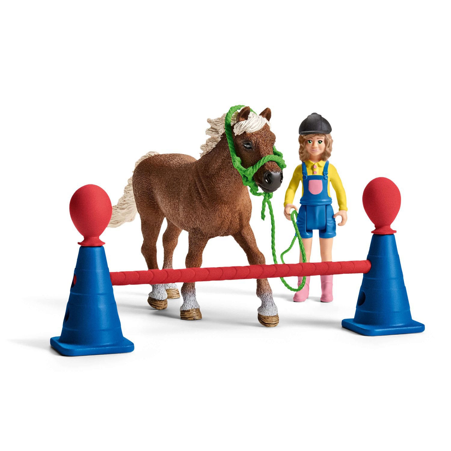 Schleich paardenclub pony behendigheidstraining 42481