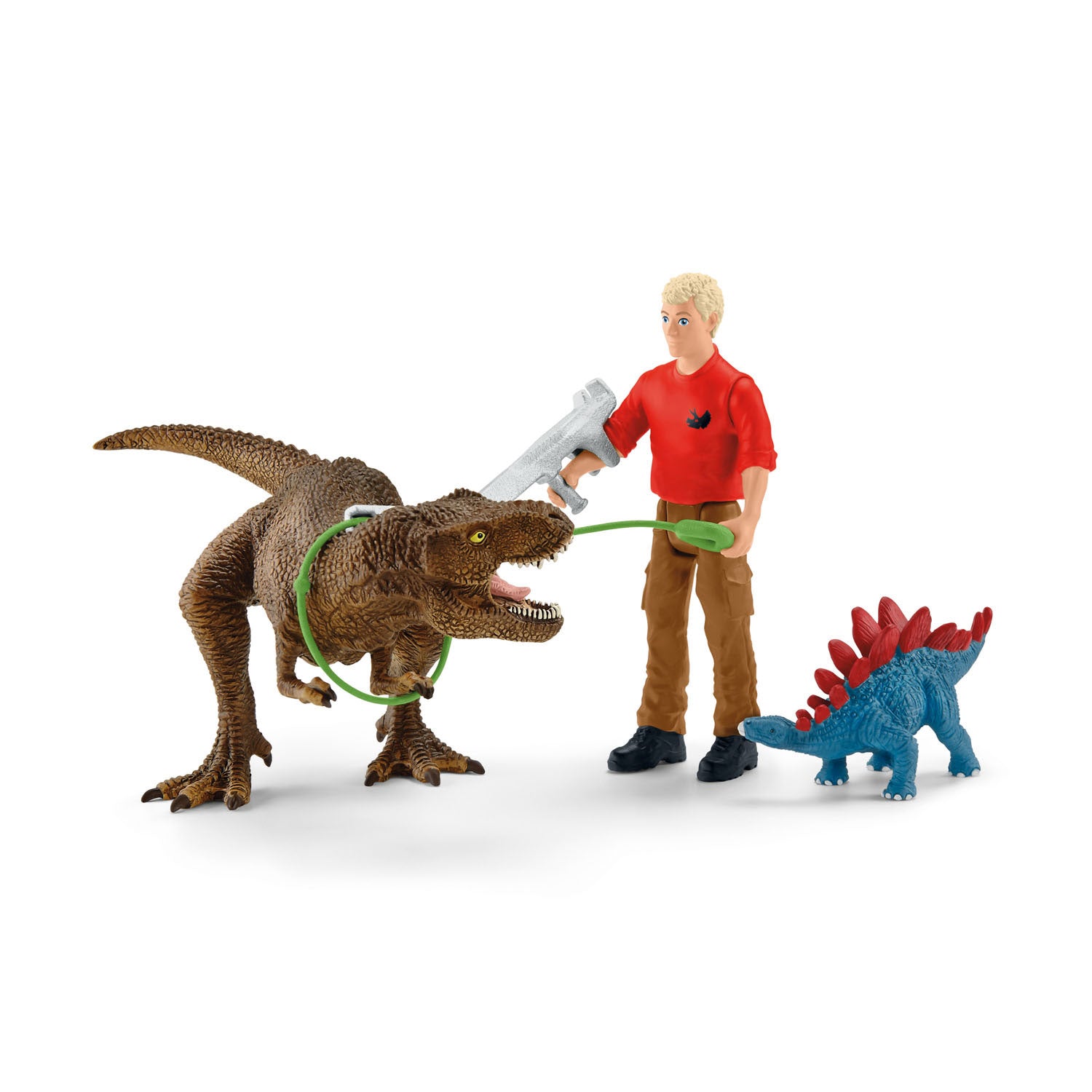 Schleich dinosaurussen tyrannosaurus rex aanval 41465
